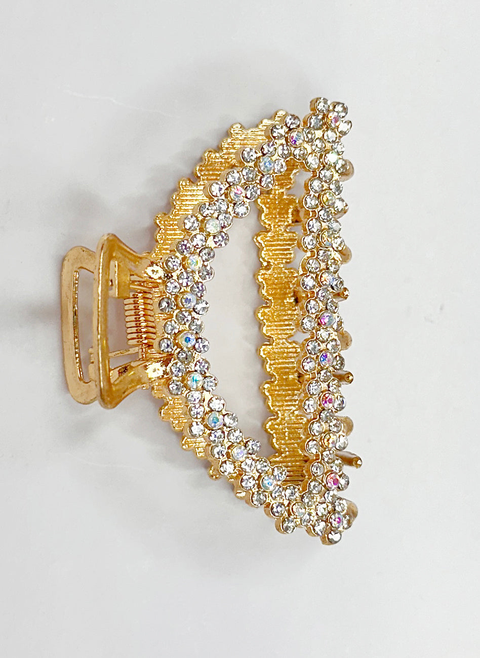Hair Clip-Golden